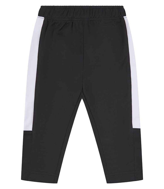 Larkwood - Baby/Toddler Tracksuit Bottoms - LW830 BK/WH 0-6