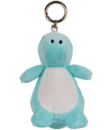 Mumbles - Character Key Ring - Turquoise Dinosaur (Front)