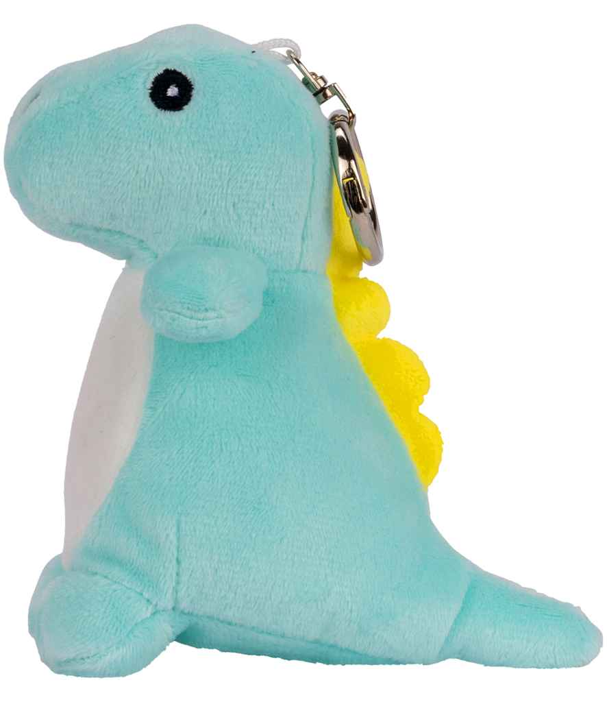Mumbles - Character Key Ring - Turquoise Dinosaur (Side)