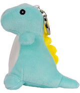 Mumbles - Character Key Ring - Turquoise Dinosaur (Side)
