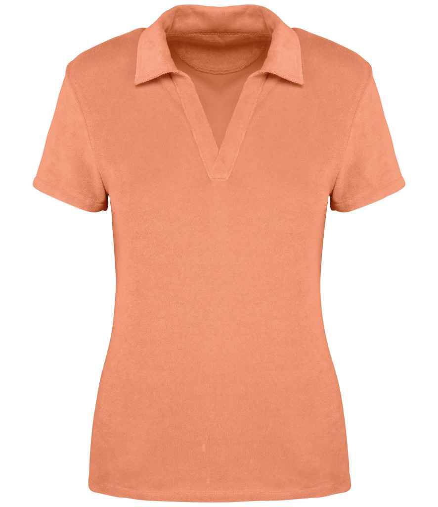 Native Spirit - Ladies Terry Towel Polo Shirt
