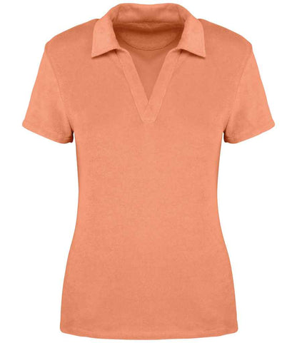 Native Spirit - Ladies Terry Towel Polo Shirt