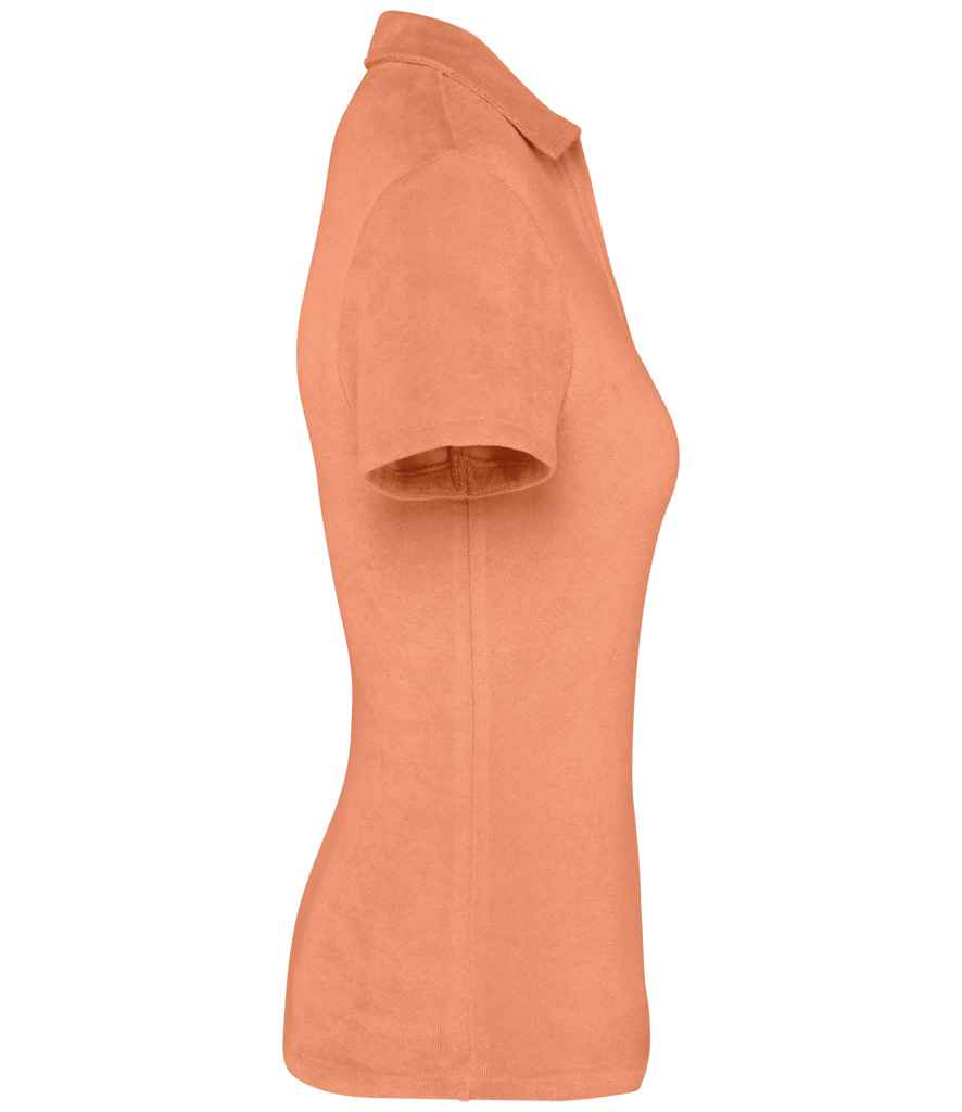 Native Spirit - Ladies Terry Towel Polo Shirt - Pierre Francis