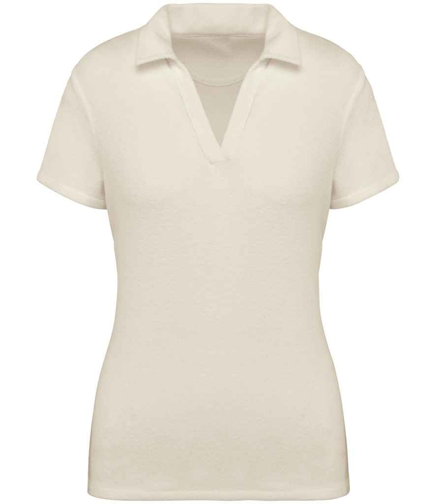 Native Spirit - Ladies Terry Towel Polo Shirt