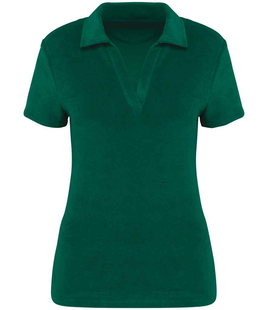 Native Spirit - Ladies Terry Towel Polo Shirt