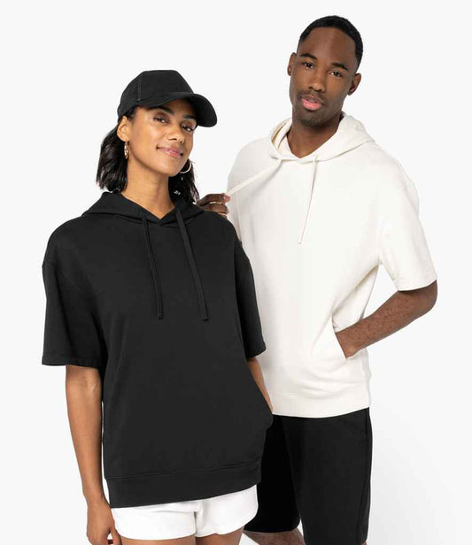 Native Spirit - Unisex French Terry Hooded Short Sleeve Sweatshirt - Pierre Francis