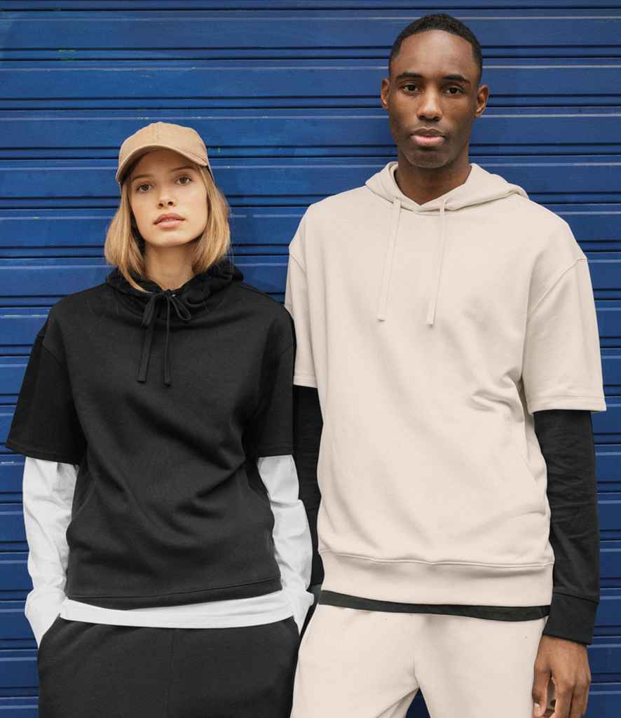 Native Spirit - Unisex French Terry Hooded Short Sleeve Sweatshirt - Pierre Francis