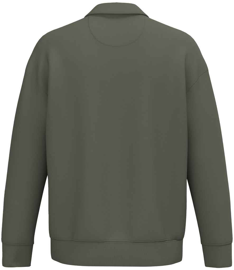 Native Spirit - Unisex 1/4 Zip Sweatshirt with Polo Collar