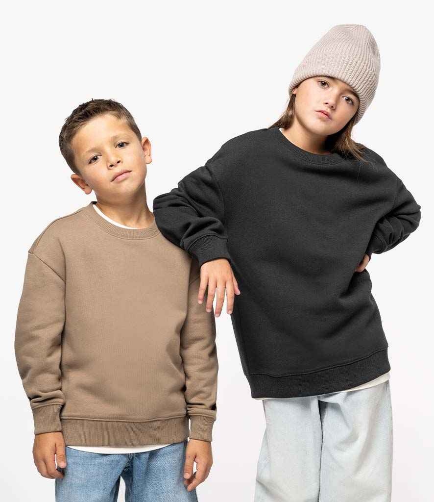Native Spirit - Kids Oversized Round Neck Sweatshirt - Pierre Francis