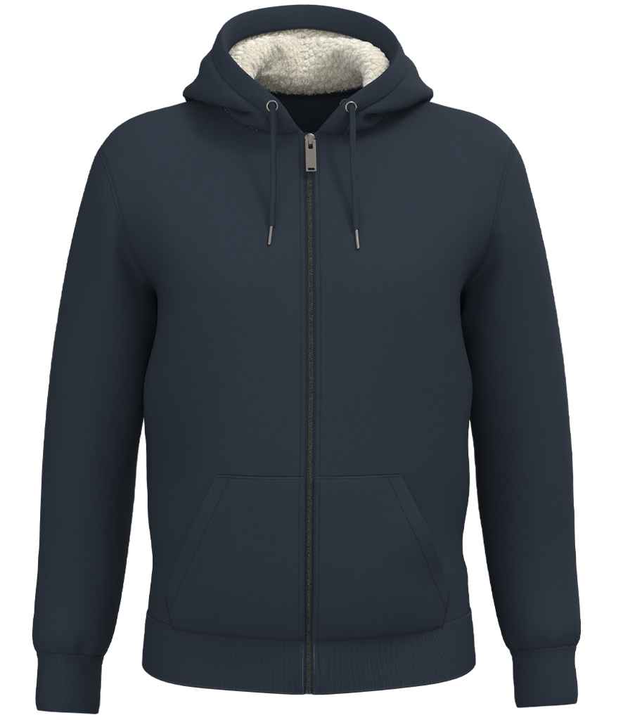 Native Spirit – bluza unisex z podszewką z materiału Sherpa i zamkiem błyskawicznym