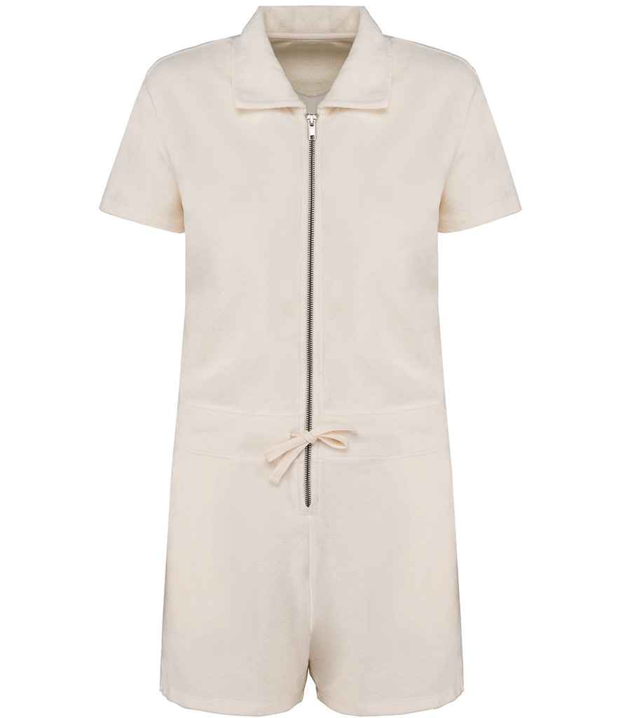 Native Spirit Ladies Eco Friendly Terry Towel Short Overall - Pierre Francis