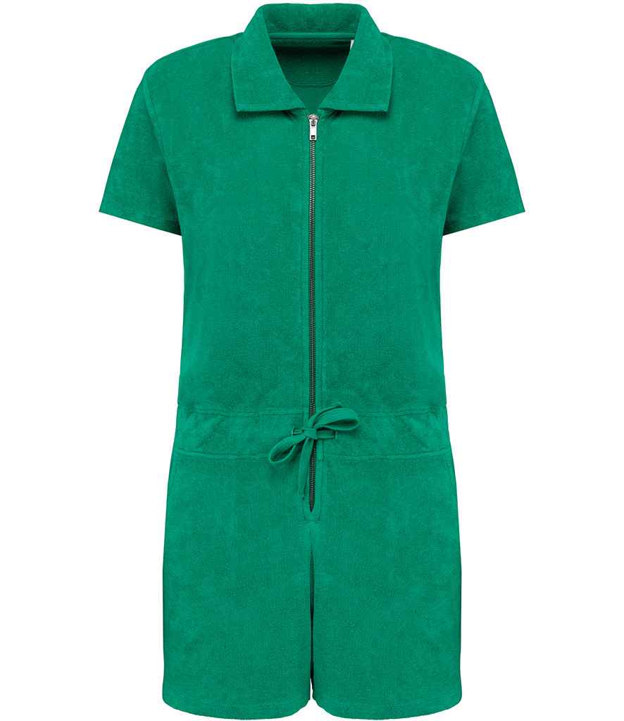 Native Spirit Ladies Eco Friendly Terry Towel Short Overall - Pierre Francis