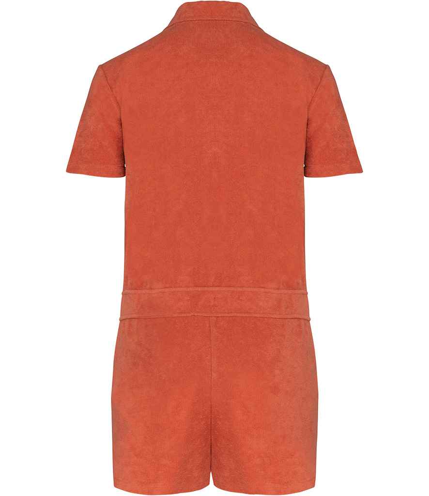 Native Spirit Ladies Eco Friendly Terry Towel Short Overall - Pierre Francis