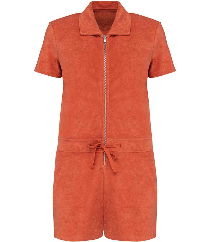 Native Spirit Ladies Eco Friendly Terry Towel Short Overall - Pierre Francis