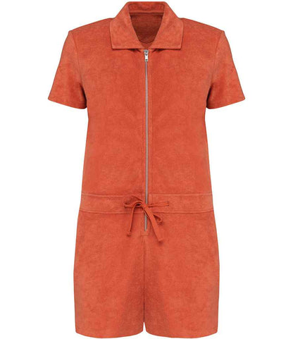 Native Spirit Ladies Eco Friendly Terry Towel Short Overall - Pierre Francis