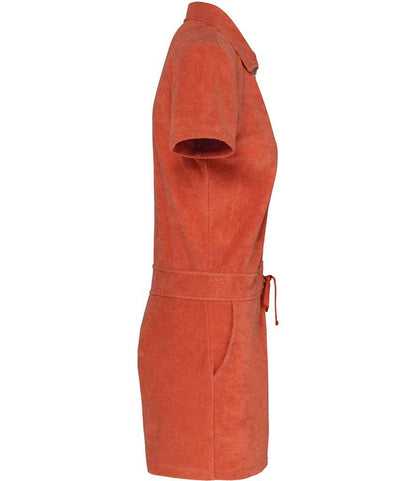Native Spirit Ladies Eco Friendly Terry Towel Short Overall - Pierre Francis