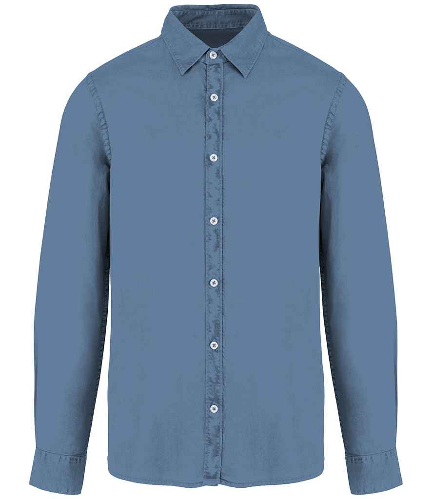 Native Spirit - Washed Long Sleeve Shirt - Pierre Francis