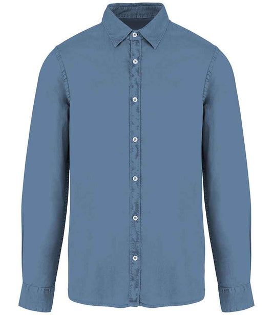 Native Spirit - Washed Long Sleeve Shirt - Pierre Francis