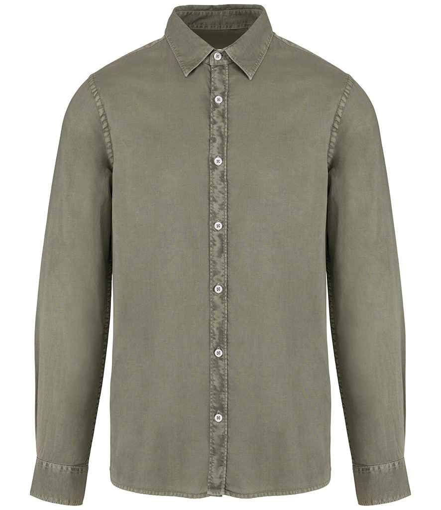 Native Spirit - Washed Long Sleeve Shirt - Pierre Francis