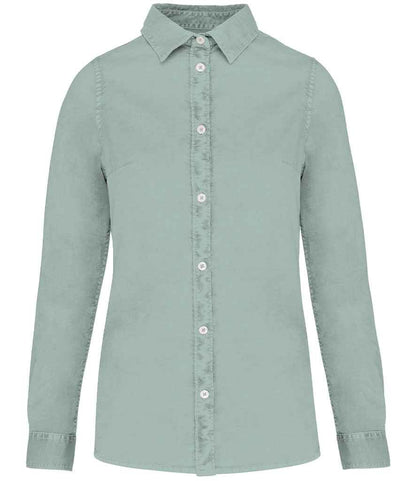 Native Spirit - Ladies Washed Long Sleeve Shirt
