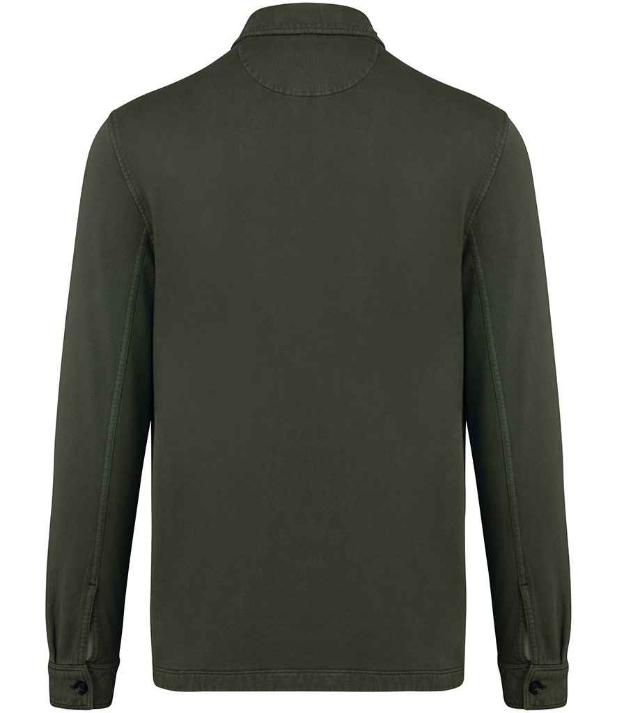 Native Spirit - Faded Brushed Fleece Overshirt - Pierre Francis