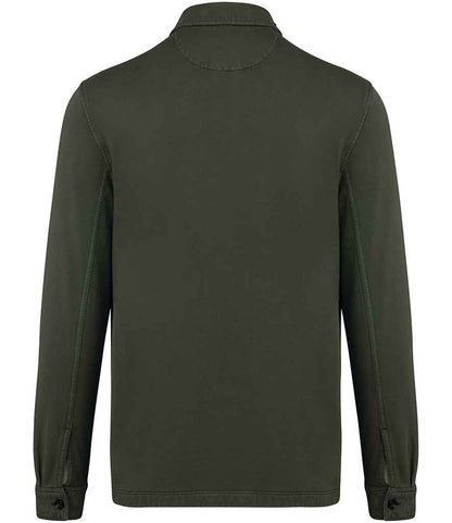 Native Spirit - Faded Brushed Fleece Overshirt - Pierre Francis