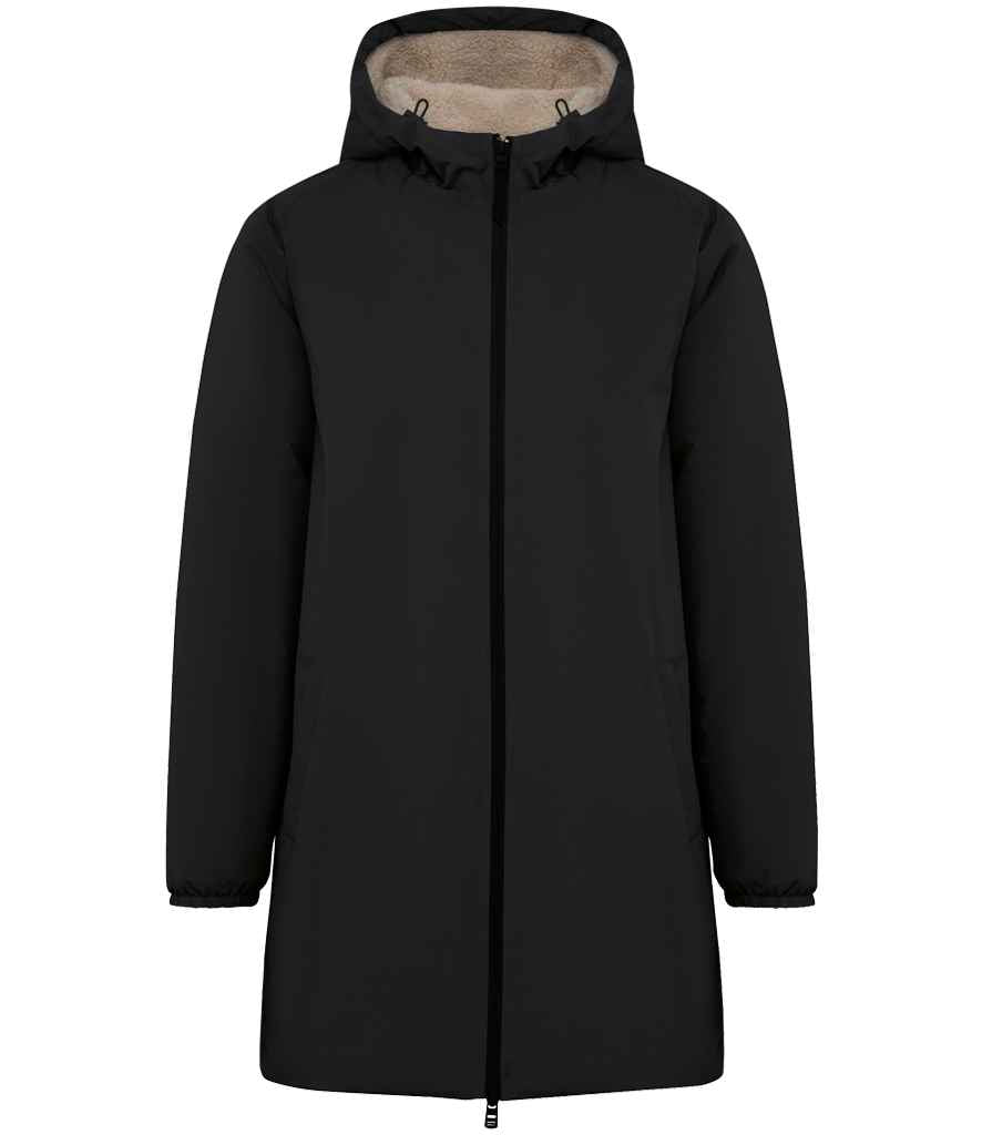 Native Spirit - Unisex Sherpa Lined Waterproof Jacket - NS609 BLK XS