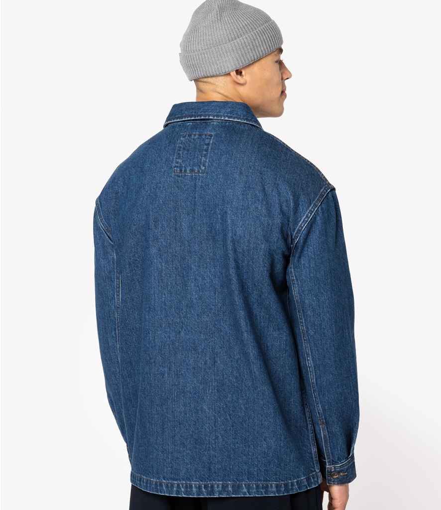 Native Spirit - Unisex Dropped Shoulder Denim Jacket - Pierre Francis