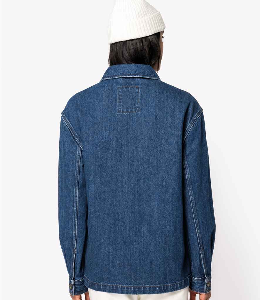 Native Spirit - Unisex Dropped Shoulder Denim Jacket - Pierre Francis