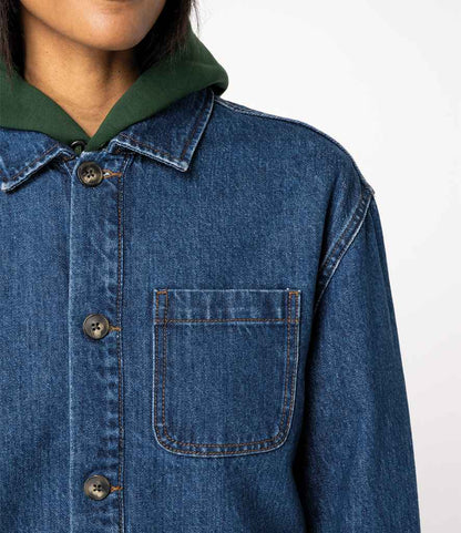Native Spirit - Unisex Dropped Shoulder Denim Jacket - Pierre Francis