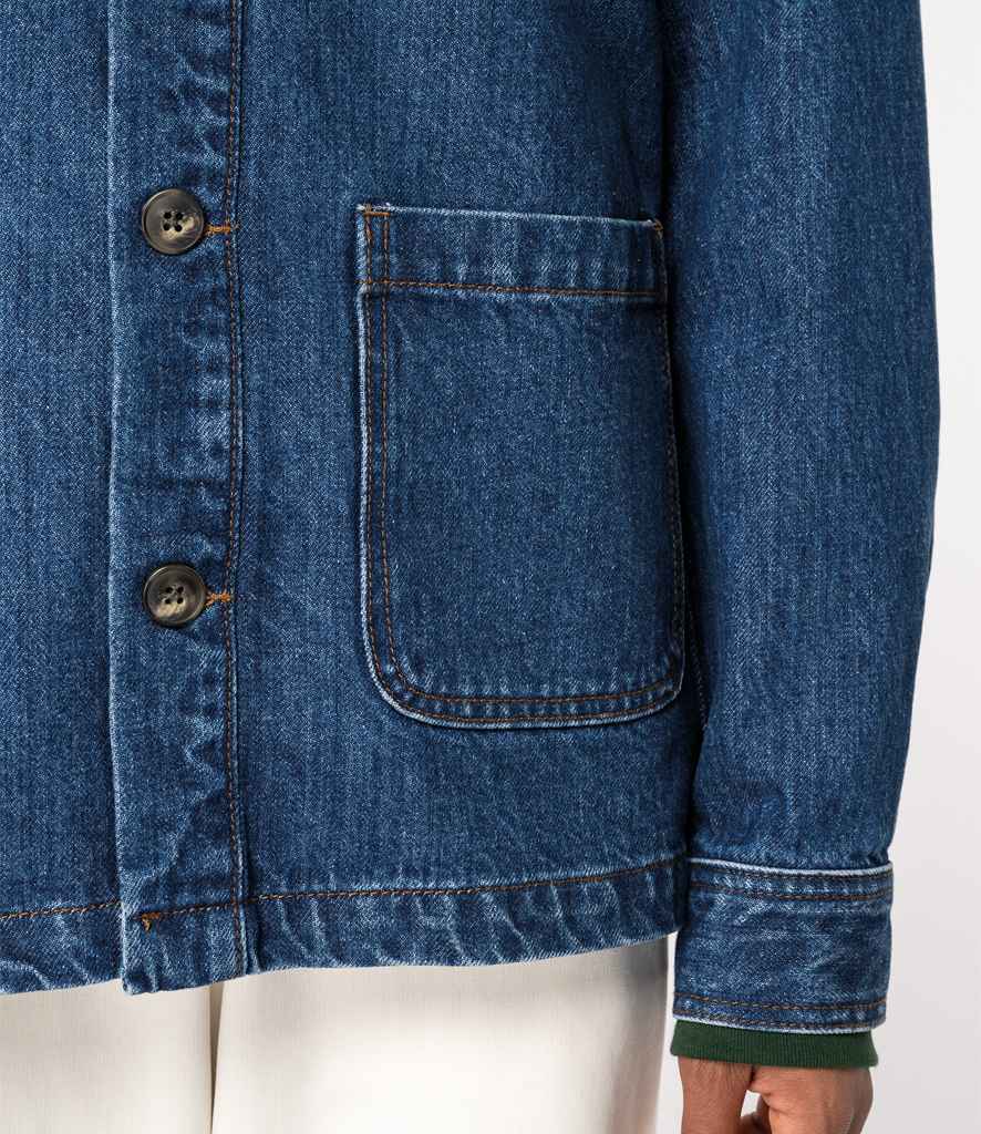 Native Spirit - Unisex Dropped Shoulder Denim Jacket - Pierre Francis