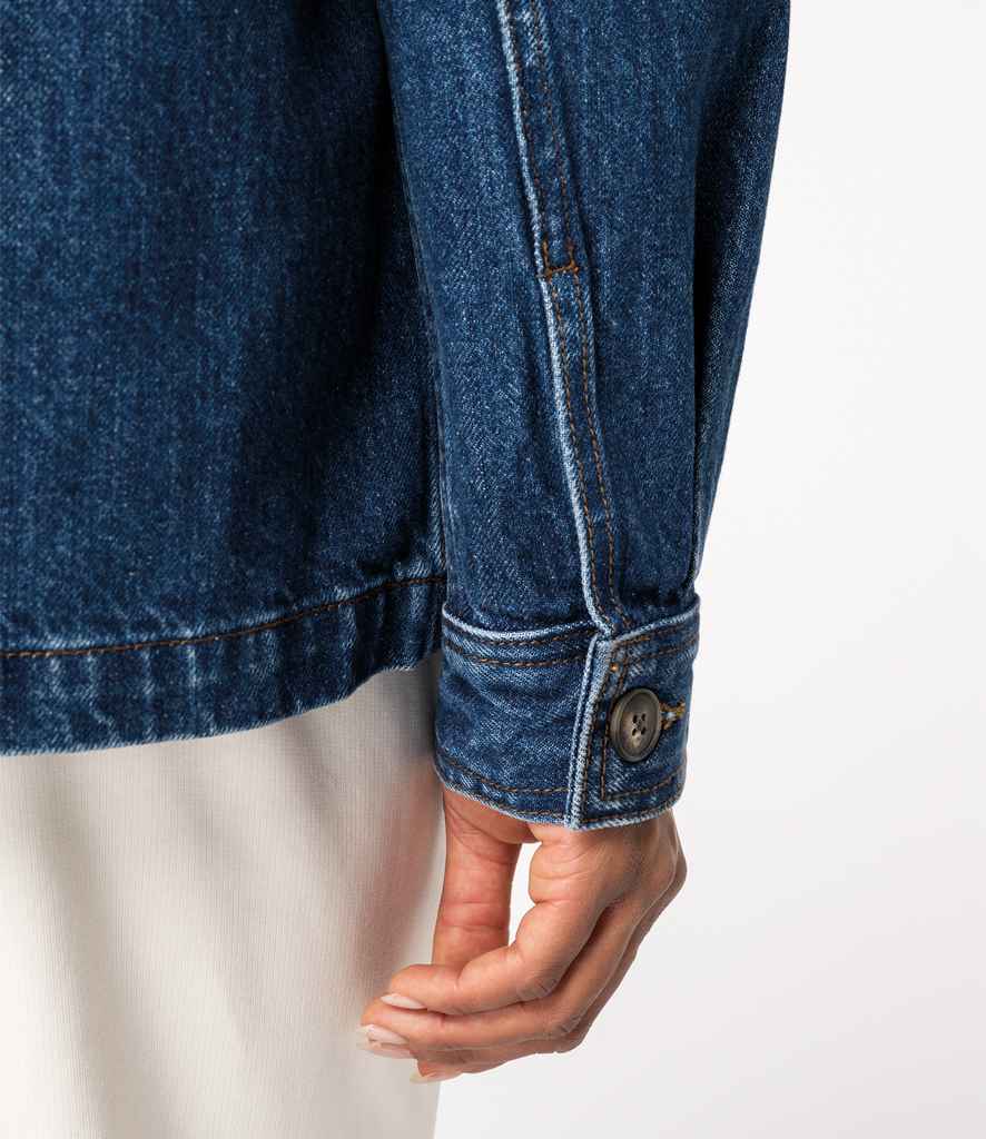 Native Spirit - Unisex Dropped Shoulder Denim Jacket - Pierre Francis