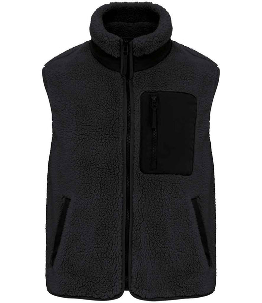 Native Spirit - Unisex Sherpa Bodywarmer - NS624 BLK XXS