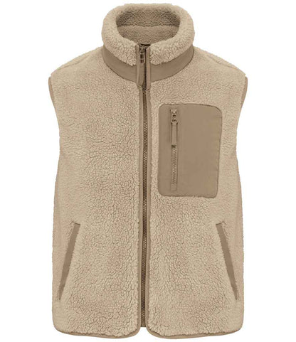 Native Spirit - Unisex Sherpa Bodywarmer - NS624 WS/DF XXS