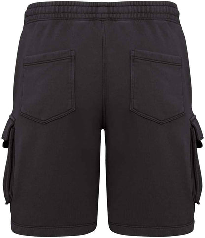 Native Spirit - French Terry Washed Effect Cargo Shorts - Pierre Francis