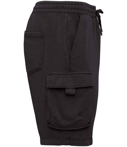 Native Spirit - French Terry Washed Effect Cargo Shorts - Pierre Francis