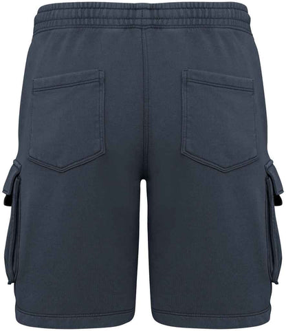 Native Spirit - French Terry Washed Effect Cargo Shorts - Pierre Francis