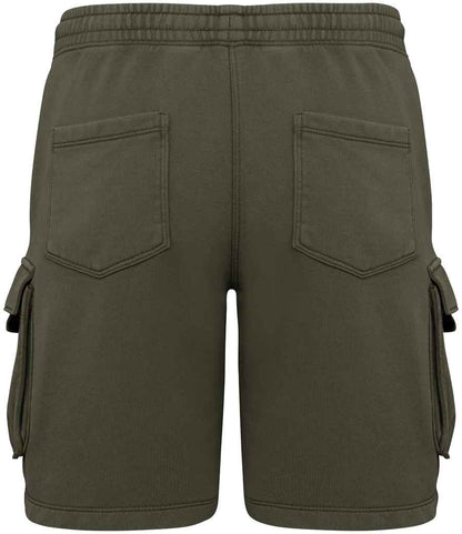 Native Spirit - French Terry Washed Effect Cargo Shorts - Pierre Francis