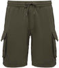 Native Spirit - French Terry Washed Effect Cargo Shorts - Pierre Francis