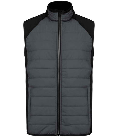 Proact - Dual Fabric Sports Bodywarmer - PA235 SGY/B XS