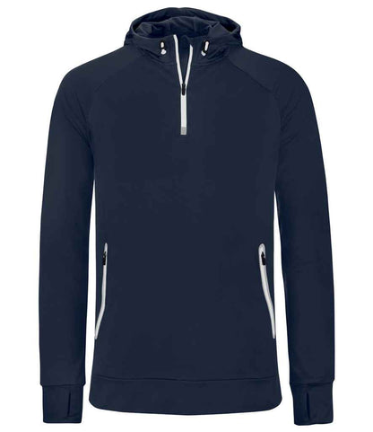 Proact - Zip Neck Hooded Sweatshirt - Pierre Francis