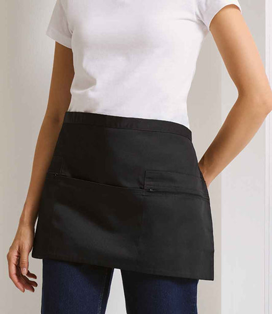 Premier - Zip Pocket Waist Apron - PR105 BLK ONE