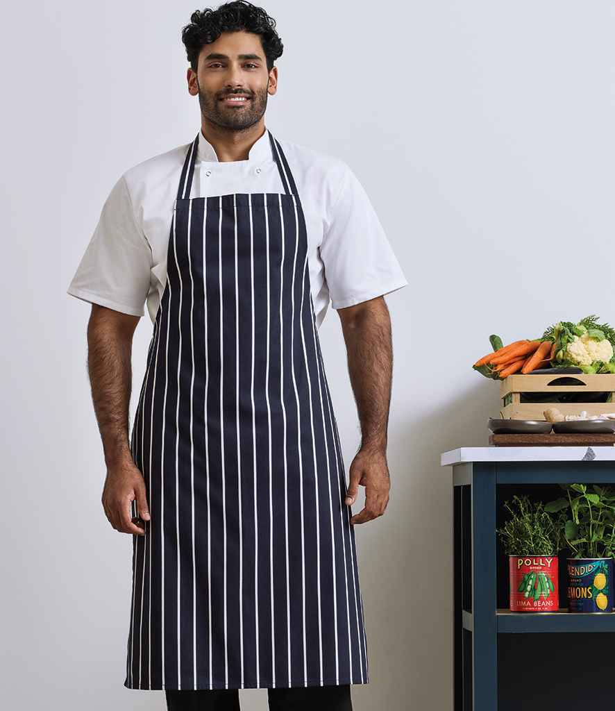 Premier - Stripe Apron - PR110 NV/WH ONE