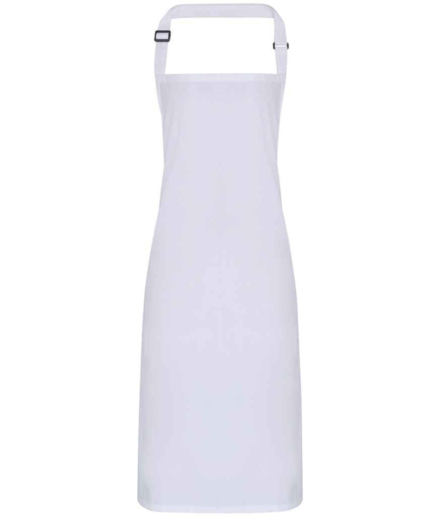 Premier - Waterproof Bib Apron - PR115 WHI ONE