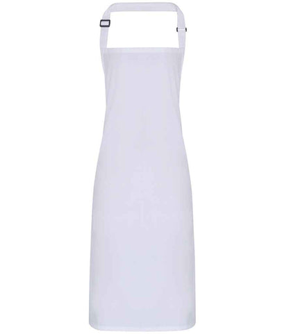 Premier - Waterproof Bib Apron - PR115 WHI ONE