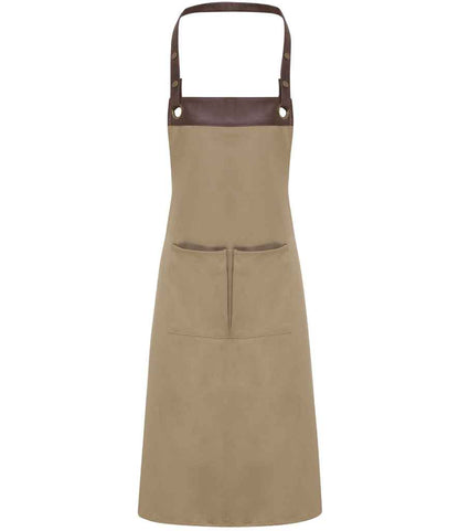 Premier - Espresso Bib Apron - PR123 KH/BN ONE