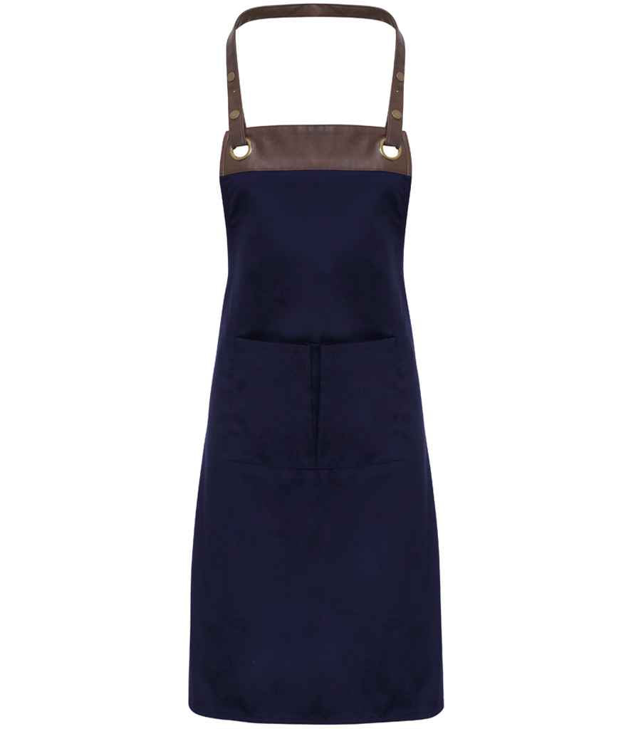 Premier - Espresso Bib Apron - PR123 NV/BN ONE
