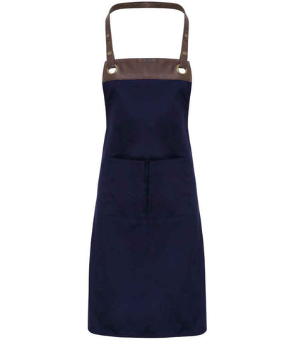 Premier - Espresso Bib Apron - PR123 NV/BN ONE