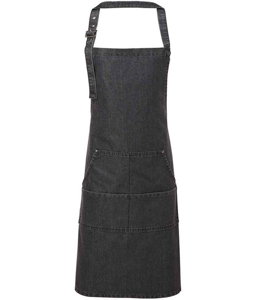 Premier - Denim Bib Apron - PR126 BDM ONE