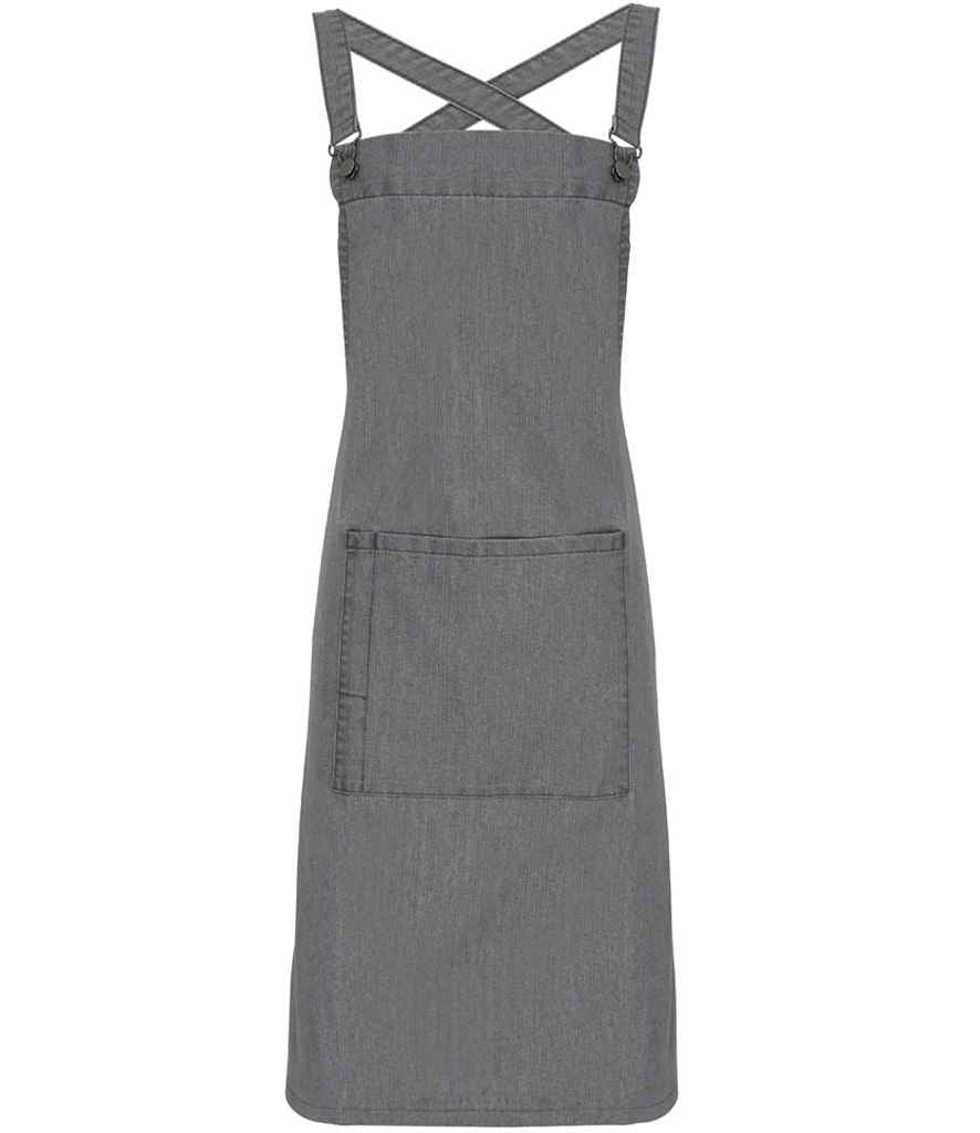 Premier - Cross Back Barista Bib Apron - PR129 GDM ONE